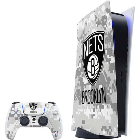 NBA Brooklyn Nets Digi Camo PlayStation PS5 Skins