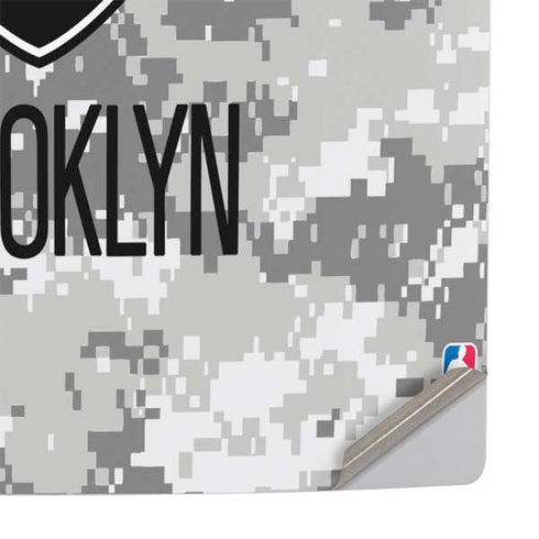 NBA Brooklyn Nets Digi Camo PS5 Pro Console Skin