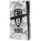 NBA Brooklyn Nets Digi Camo PS5 Pro Disk Console Skin