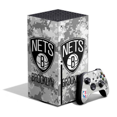 NBA Brooklyn Nets Digi Camo Xbox Series X Skins