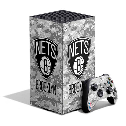 NBA Brooklyn Nets Digi Camo XBox Series X Digital Edition Bundle Skin
