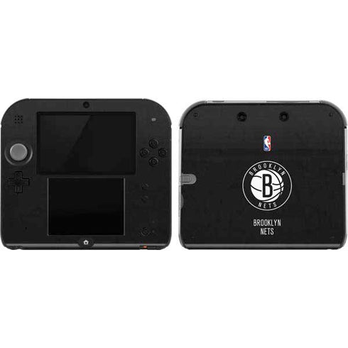 NBA Brooklyn Nets Distressed Nintendo 2DS Skin
