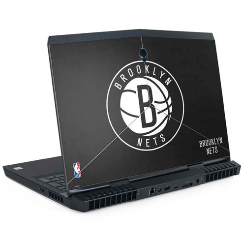 NBA Brooklyn Nets Distressed Dell Alienware Skin