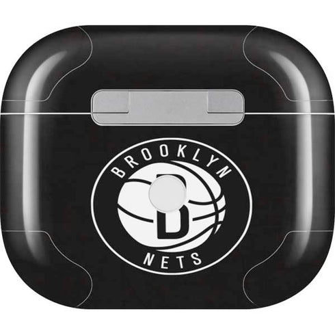 NBA Brooklyn Nets Distressed Apple AirPods (3rd Gen 2021) Skin