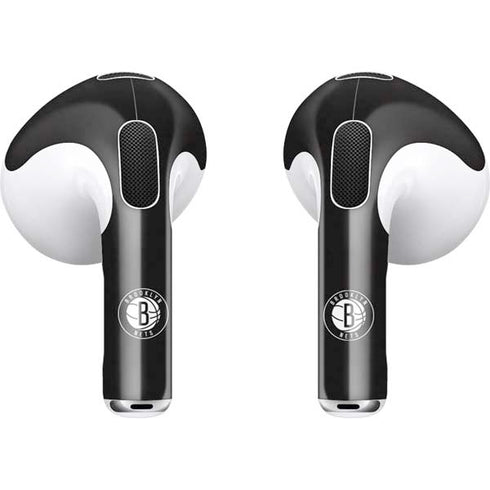 NBA Brooklyn Nets Distressed Apple AirPods (3rd Gen 2021) Skin