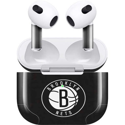 NBA Brooklyn Nets Distressed Apple AirPods (3rd Gen 2021) Skin
