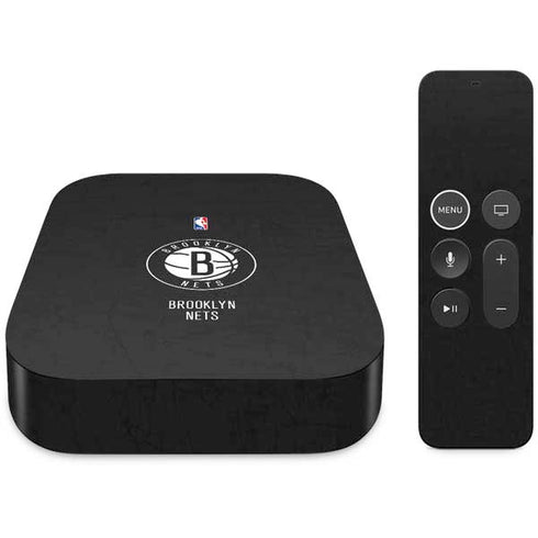NBA Brooklyn Nets Distressed Apple TV Skin