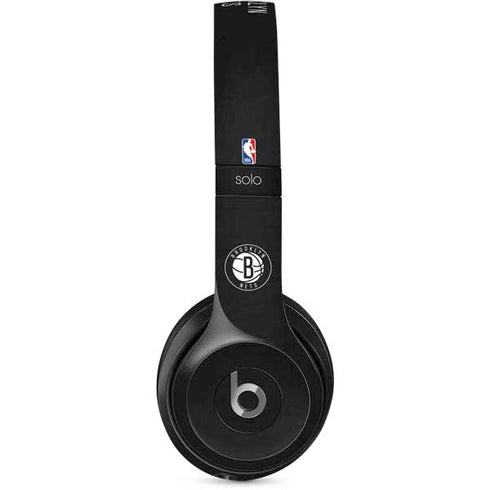 NBA Brooklyn Nets Distressed Beats Solo 2 Wired Skin
