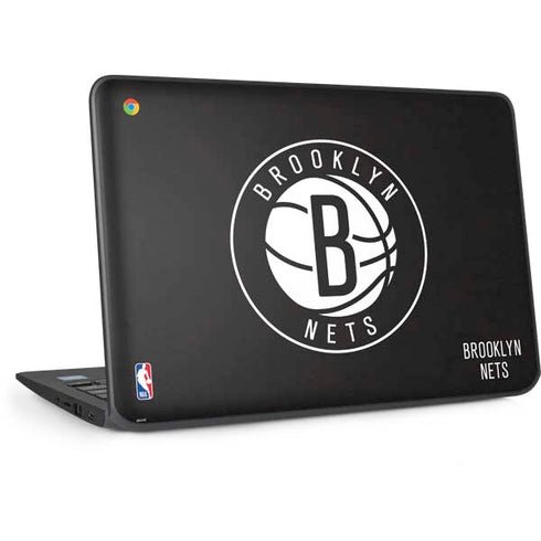 NBA Brooklyn Nets Distressed HP Chromebook Skin