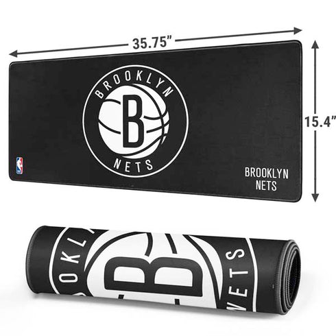 NBA Brooklyn Nets Distressed Gaming Mouse Pad