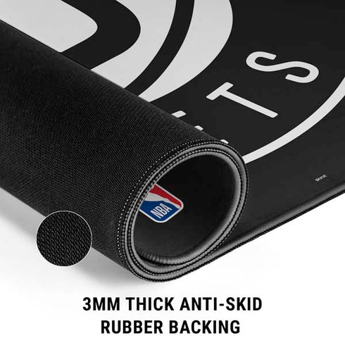 NBA Brooklyn Nets Distressed Gaming Mouse Pad