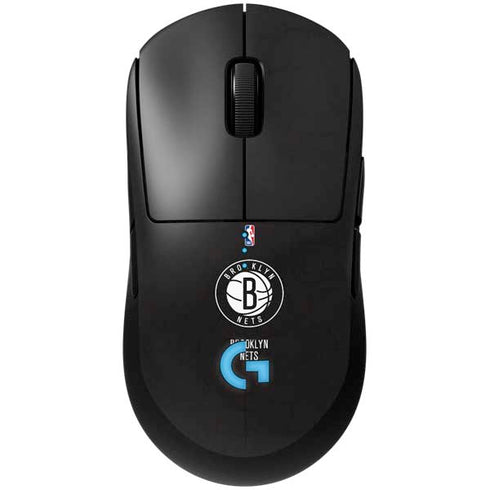 NBA Brooklyn Nets Distressed G Pro Wireless Gaming Mouse Skin