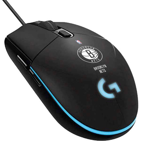 NBA Brooklyn Nets Distressed G203 Prodigy RGB Wired Gaming Mouse Skin