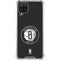 NBA Brooklyn Nets Distressed Galaxy A12 Clear Case