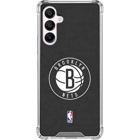 NBA Brooklyn Nets Distressed Galaxy A16 5G Clear Case