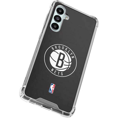 NBA Brooklyn Nets Distressed Galaxy A16 5G Clear Case