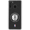 NBA Brooklyn Nets Distressed Galaxy A21 Clear Case