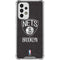 NBA Brooklyn Nets Distressed Galaxy A33 5G Clear Case