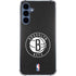 NBA Brooklyn Nets Distressed Galaxy A35 5G Clear Case