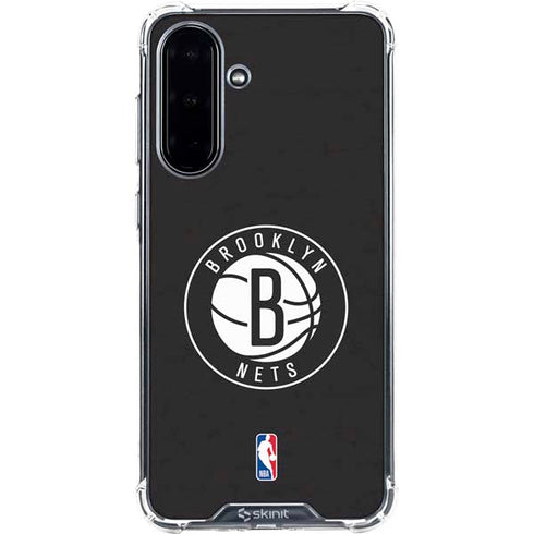 NBA Brooklyn Nets Distressed Galaxy A36 5G Clear Case