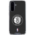 NBA Brooklyn Nets Distressed Galaxy A36 5G Clear Case