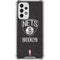 NBA Brooklyn Nets Distressed Galaxy A53 5G Clear Case