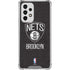 NBA Brooklyn Nets Distressed Galaxy A53 5G Clear Case