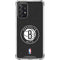 NBA Brooklyn Nets Distressed Galaxy A72 5G Clear Case