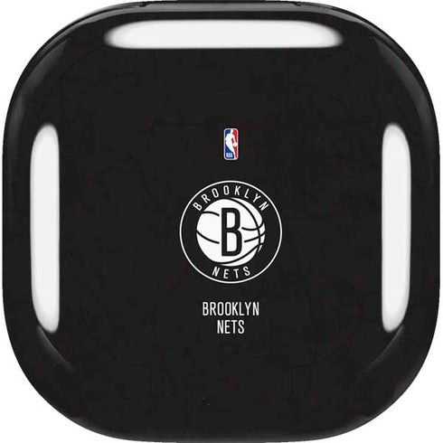 NBA Brooklyn Nets Distressed Galaxy Buds Live Skin