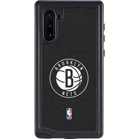 NBA Brooklyn Nets Distressed Galaxy Note 10 Waterproof Case