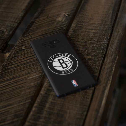 NBA Brooklyn Nets Distressed Galaxy Note 9 Skin