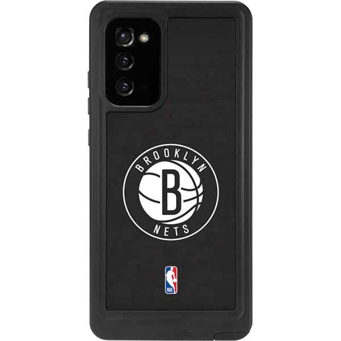 NBA Brooklyn Nets Distressed Galaxy Note20 5G Waterproof Case