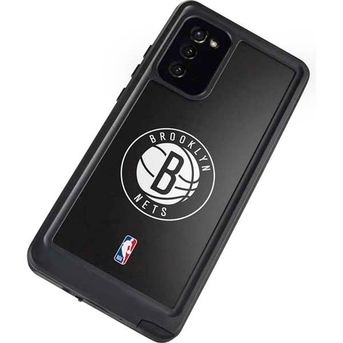 NBA Brooklyn Nets Distressed Galaxy Note20 5G Waterproof Case