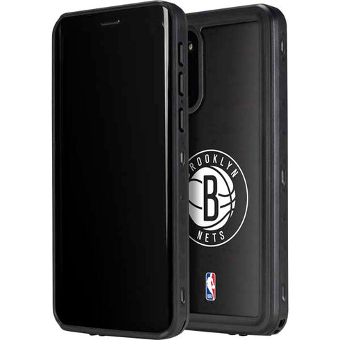NBA Brooklyn Nets Distressed Galaxy S20 Plus Waterproof Case