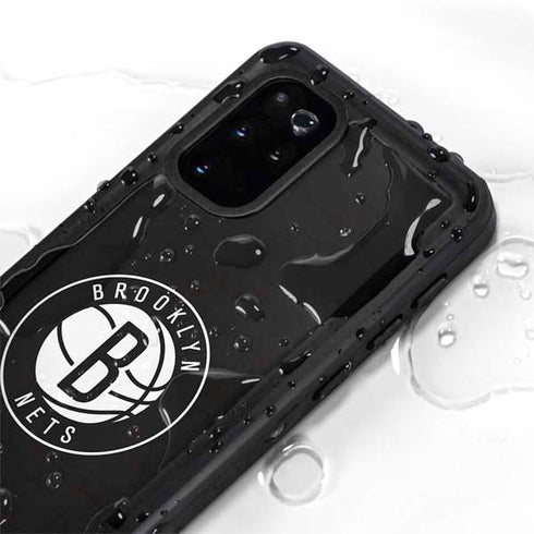 NBA Brooklyn Nets Distressed Galaxy S20 Plus Waterproof Case