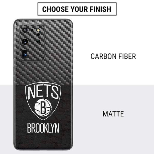 NBA Brooklyn Nets Distressed Galaxy S20 Ultra 5G Skin