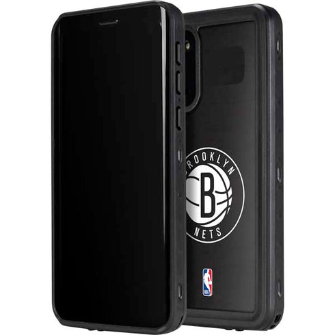 NBA Brooklyn Nets Distressed Galaxy S20 Waterproof Case
