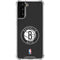 NBA Brooklyn Nets Distressed Galaxy S21 FE Clear Case