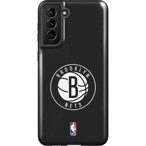 NBA Brooklyn Nets Distressed Galaxy S21 Plus 5G Pro Case