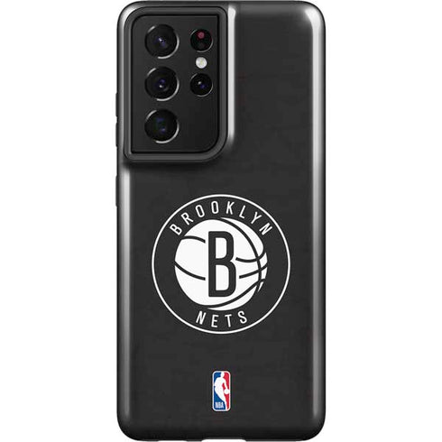NBA Brooklyn Nets Distressed Galaxy S21 Ultra 5G Pro Case