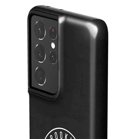 NBA Brooklyn Nets Distressed Galaxy S21 Ultra 5G Pro Case