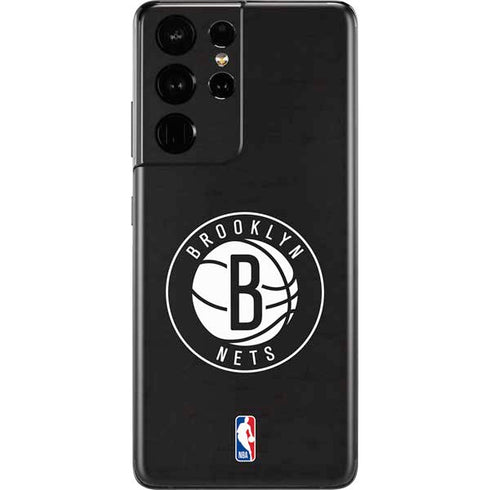 NBA Brooklyn Nets Distressed Galaxy S21 Ultra 5G Skin