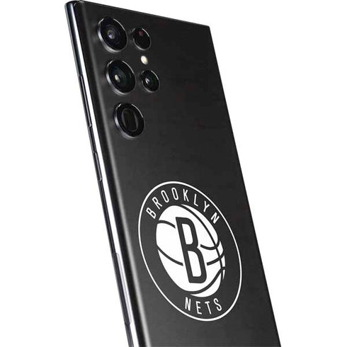 NBA Brooklyn Nets Distressed Galaxy S22 Ultra Skin
