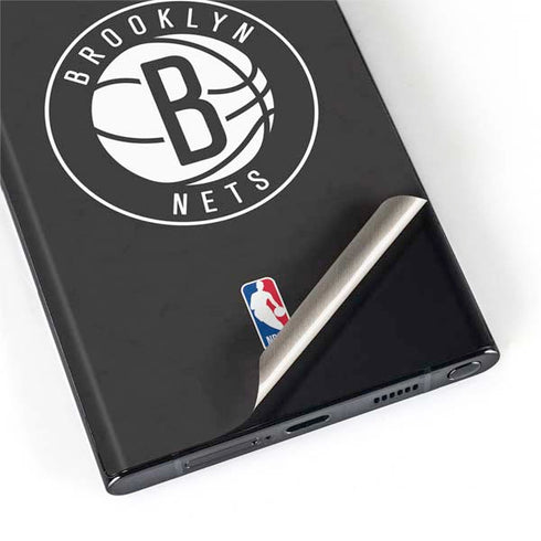 NBA Brooklyn Nets Distressed Galaxy S22 Ultra Skin