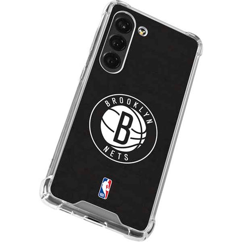 NBA Brooklyn Nets Distressed Galaxy S23 Clear Case