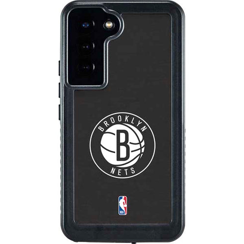 NBA Brooklyn Nets Distressed Galaxy S23 Plus Waterproof Case
