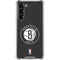 NBA Brooklyn Nets Distressed Galaxy S24 FE Clear Case
