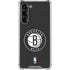 NBA Brooklyn Nets Distressed Galaxy S24 FE Clear Case