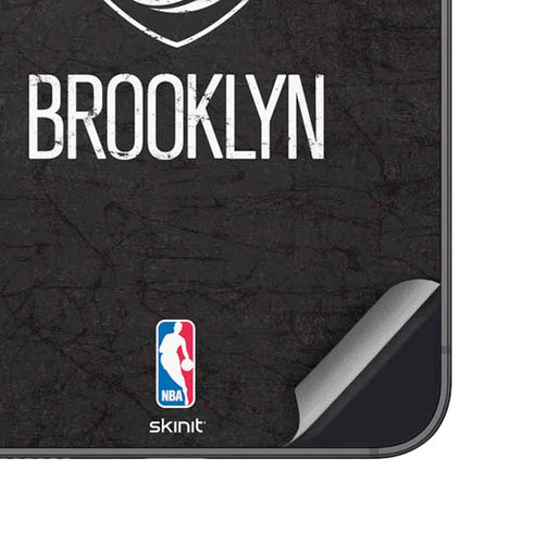 NBA Brooklyn Nets Distressed Galaxy S25 Plus Skin