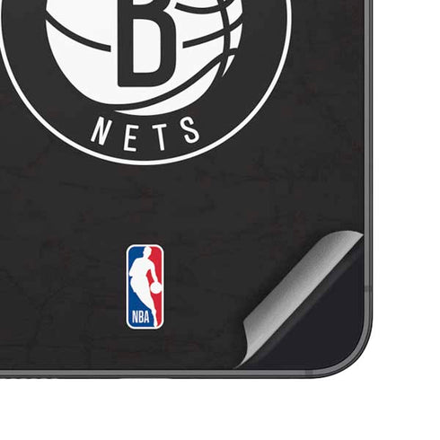 NBA Brooklyn Nets Distressed Galaxy S24 Skin